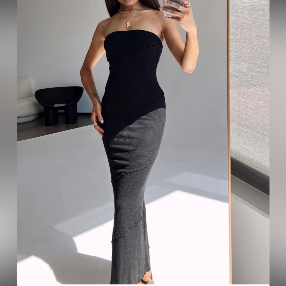 Princess Polly Oscar Midi Dress in Black